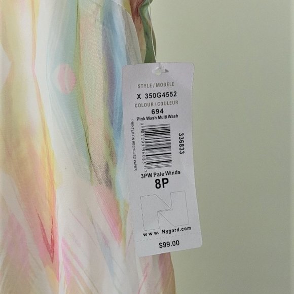 Nygard - Sheath - Pink wash dress - "pale winds" - Picture 4 of 6